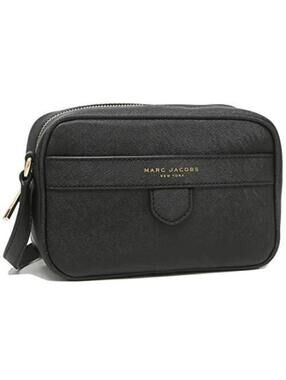 Marc Jacobs Black Liaison Saffiano Leather Crossbody Bag- New!